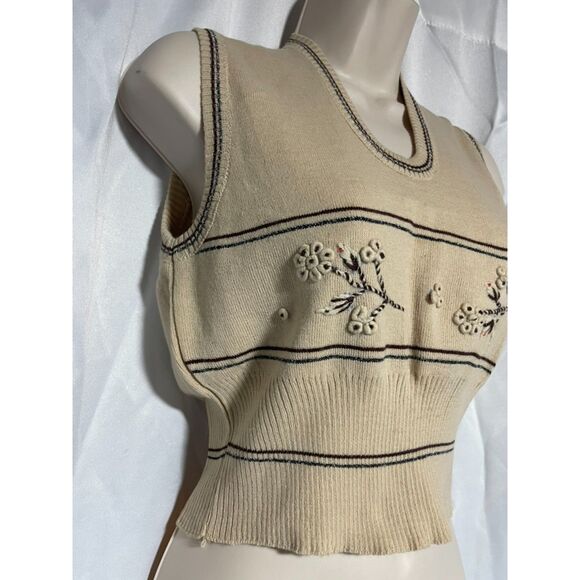 Pristine adorable  vintage  wool sweater set size S / 34 - Picture 6 of 16